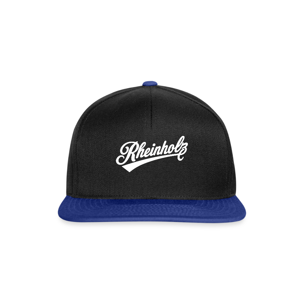 Snapback Cap - black/bright royal