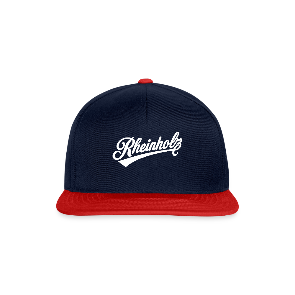 Snapback Cap - navy/red