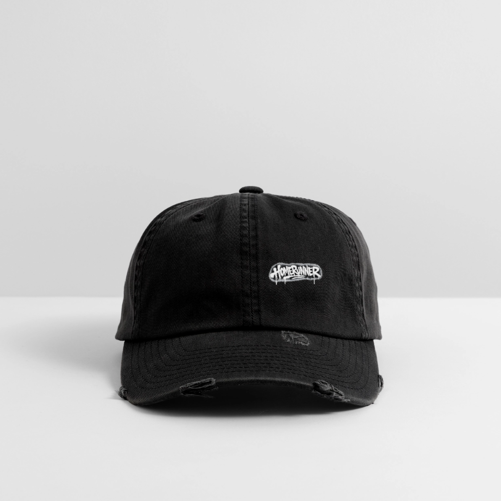 Low Profile Destroyed Cap - black