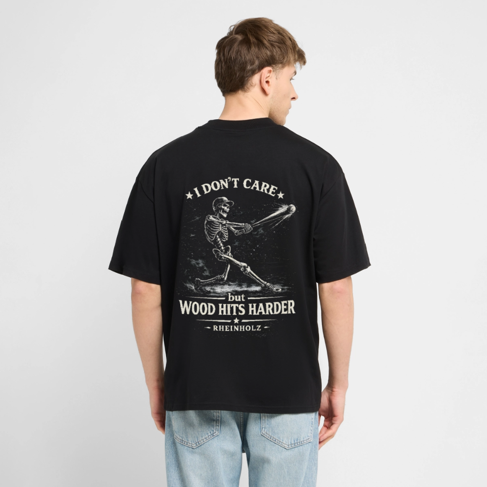 Oversized I DON’T CARE Collection by Rheinholz - Schwarz