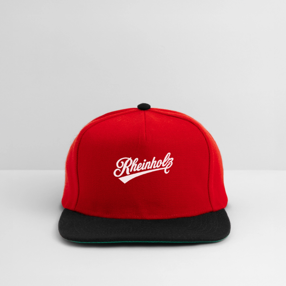 Snapback Cap - red/black