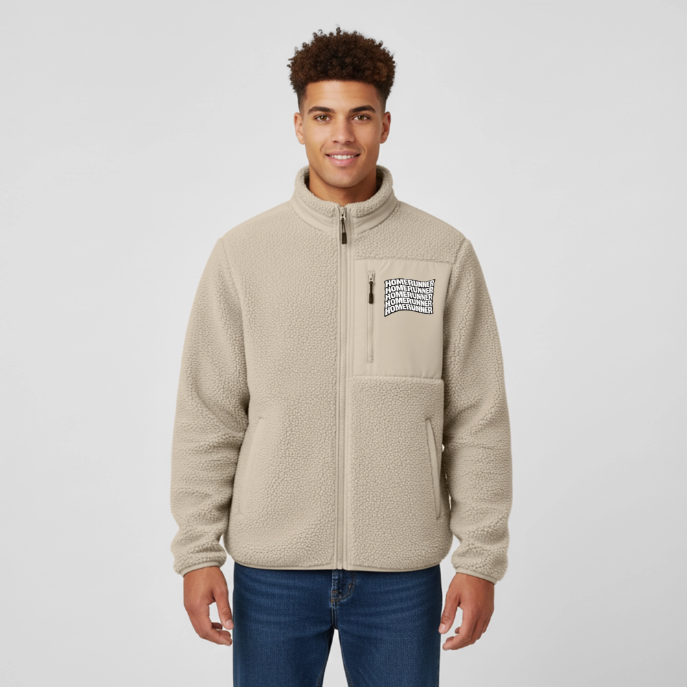 Stanley/Stella RELAXED FIT Unisex sherpa jacket - beige
