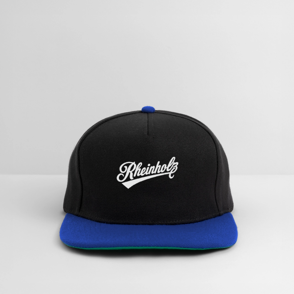 Snapback Cap - black/bright royal