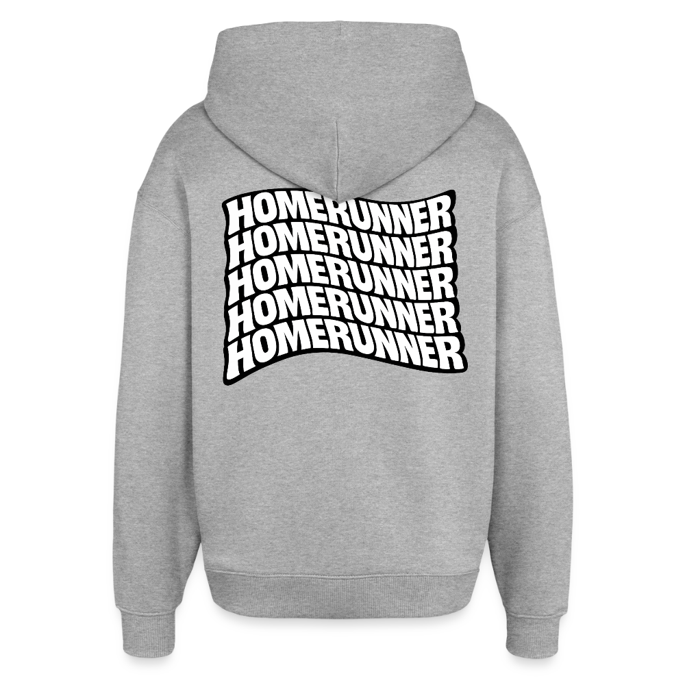 Oversized Unisex Hoodie by Stanley/Stella - heather grey